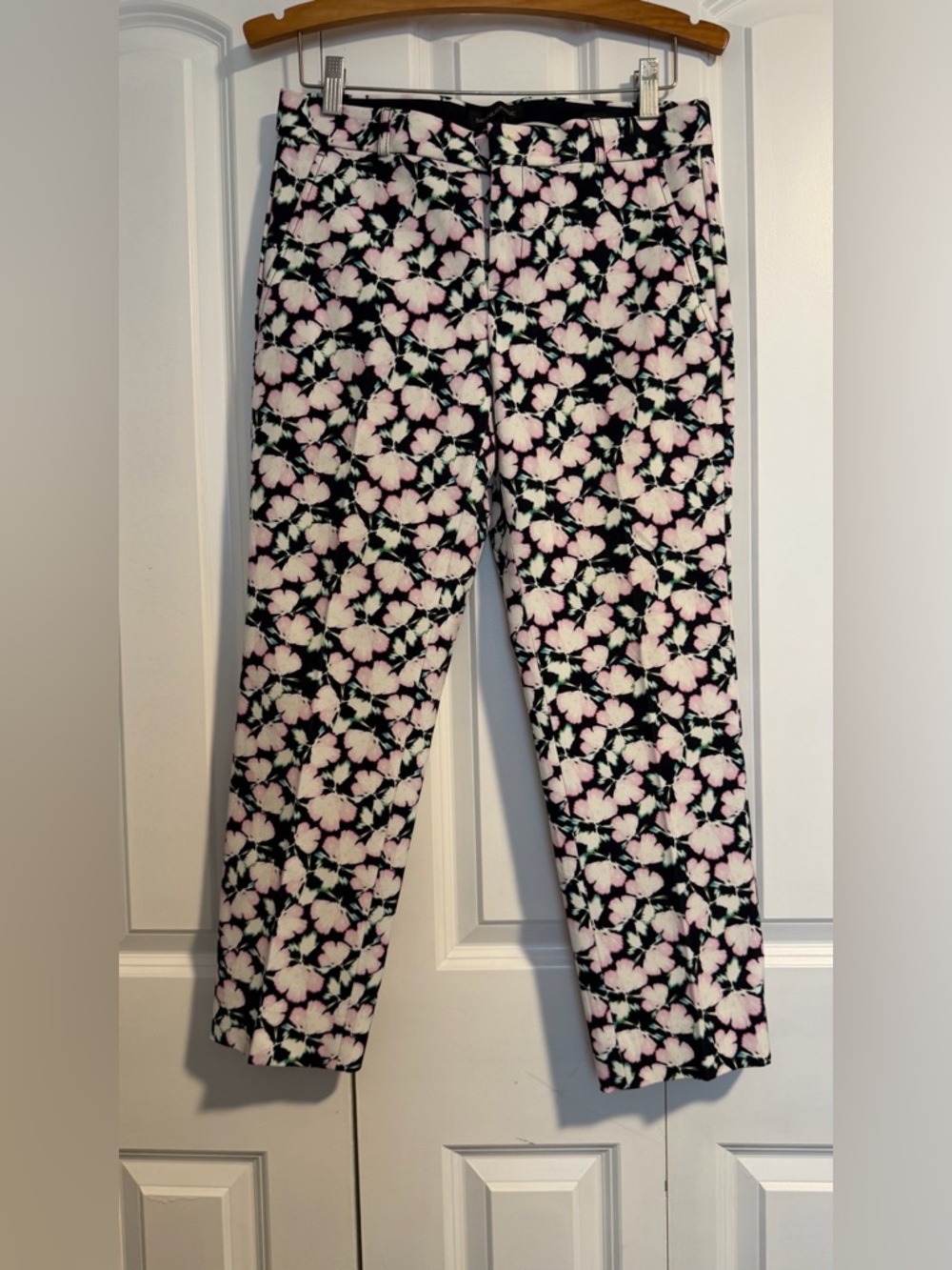 Banana Republic Pink Floral on Black Kids Joggers